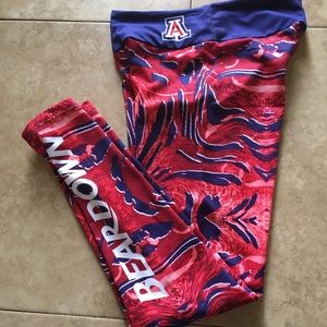Arizona Wildcats yoga pants SM